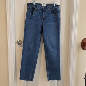 Abercrombie & Fitch Blue Straight Leg Jeans